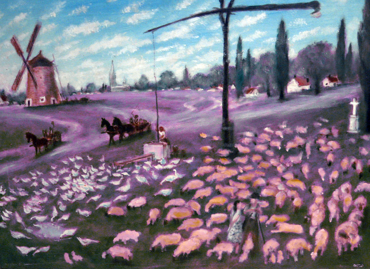 Slika 13 I Autor: Geza Šetet, Tavankut I Naziv: Vitrenjača I Tehnika: Ulje na platnu IDimenzija: 70x50 I Cijena: 70 eura