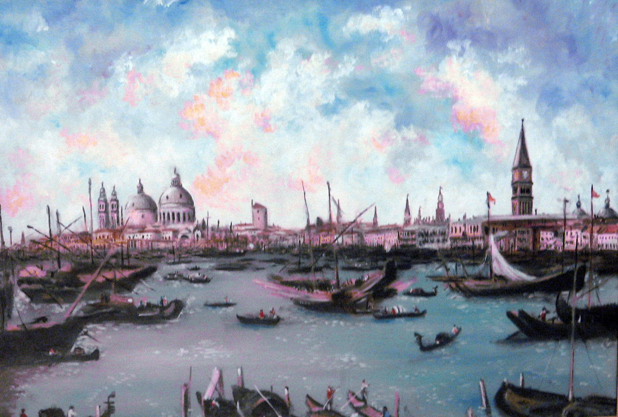 Slika 15 I Autor: Geza Šetet, Tavankut I Naziv: Venecija I Tehnika: Ulje na platnu I Dimenzija: 100x70 I Cijena: 240 eura