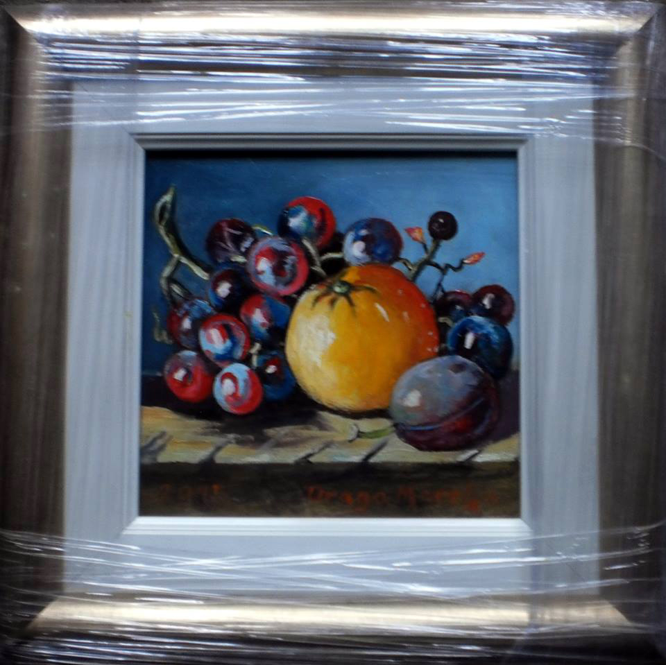 Slika 4 I Autor: Drago Marelja, Đakovo, Hrvatska I Tehnika: Ulje na lesonitu I Dimenzija: 16x 16cm... bez rame I Cijena: 40 eura