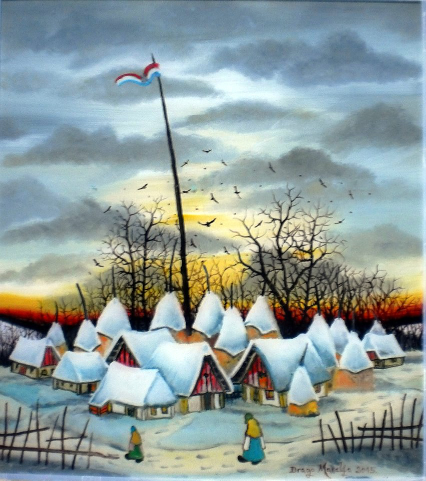 Slika 5 I Autor: Drago Marelja, Đakovo, Hrvatska I Tehnika: Ulje na staklu I Dimenzija: 45x40cm... I Cijena: 250 eura